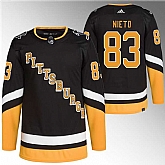 Men's Pittsburgh Penguins #83 Matt Nieto Black 2021-22 Alternate Primegreen Stitched Jersey,baseball caps,new era cap wholesale,wholesale hats